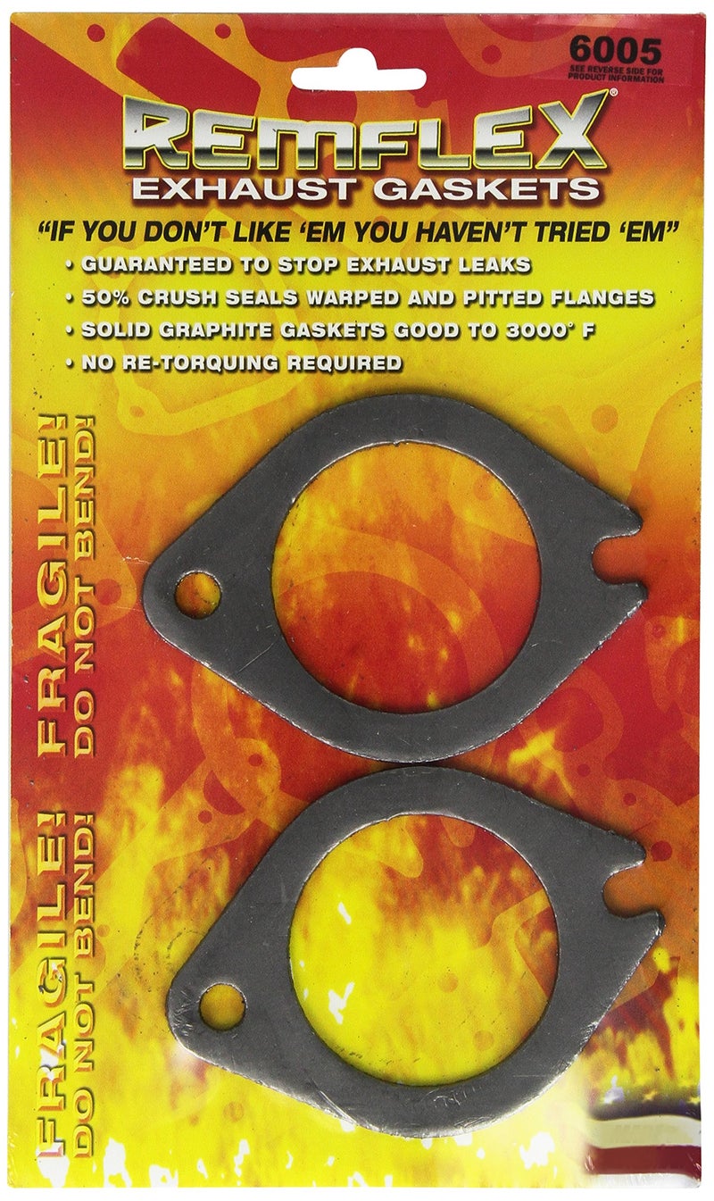 Remflex 6005 Exhaust Collector Gasket for Mopar, (Set of 2)